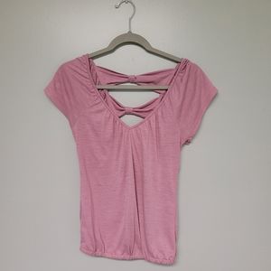 SELF ESTEEM tie back shirt